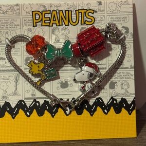 Peanuts holiday charm bracelet